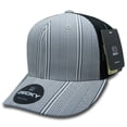 thumbnail image 1 of Decky 6018 6 Panel Mid Profile Structured Plaid Trucker Hat-132/Black, 1 of 1