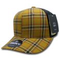 thumbnail image 1 of Decky 6018 6 Panel Mid Profile Structured Plaid Trucker Hat-207/Black, 1 of 1