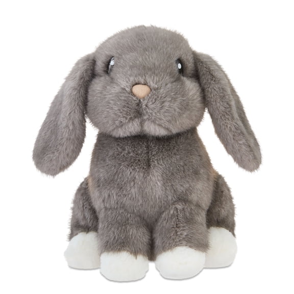 Medium Bunny Plush, Gray, 10.5", Easter by Way To Celebrate