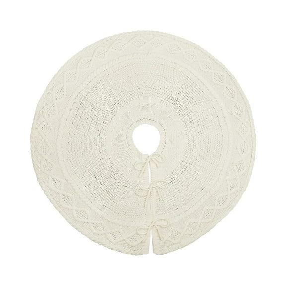 M Christmas Tree Skirt For Decorations And Holiday Party Mat For Tree Base 91Cm Size For Display