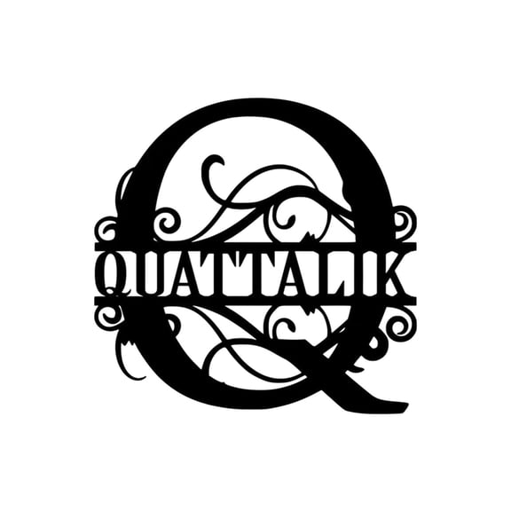 M Custom Family Initial M Metal Art Sign For Home Decor Easy To Mount On Various Surfaces In Rustic Or Modern Designs