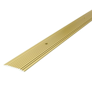 M-D 1/8 in. H X 72 in. L Prefinished Satin Brass Aluminum Seam Binder M-D 1/8 in. H X 72 in. L Prefinished Satin Brass Aluminum Seam Binder