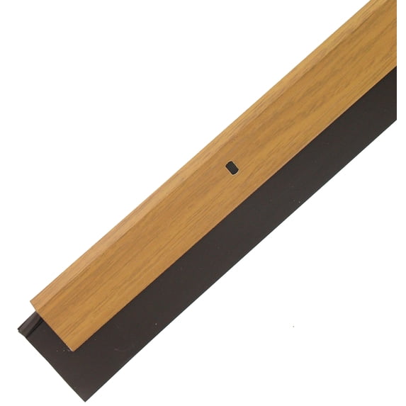 M-D 43153 36" X 1/4" Metal Decor Oak Door Sweep