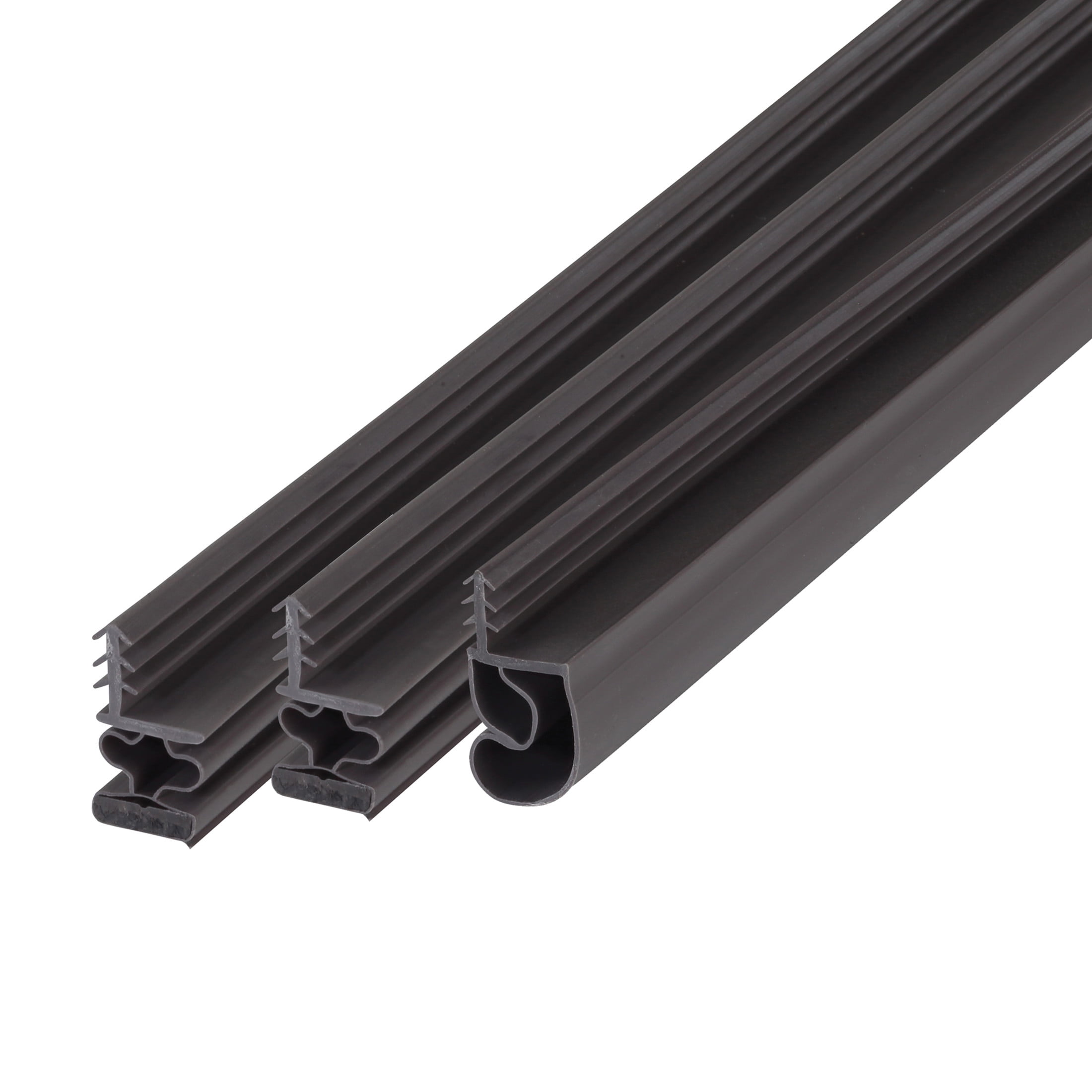 M-D Building Products 01636 Brown Vinyl with Magnetic Strip Top and Sides Door Seal Kit for Steel Doors