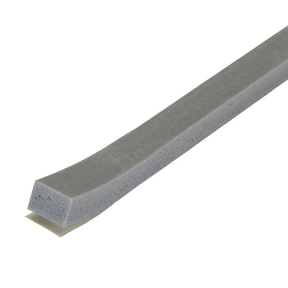 M-D Building Products 02295 3/8 in. x 1/2 in. x 10 ft. Gray Foam Window Seal for Large Gaps