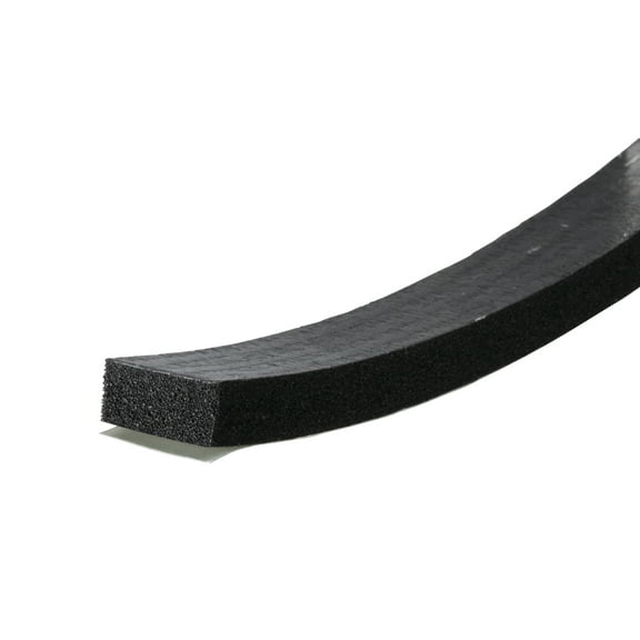 M-D Building Products 02635 3/8 in. x 3/4 in. x 40 ft. Black Sponge Window Seal for Large-Wide Gaps