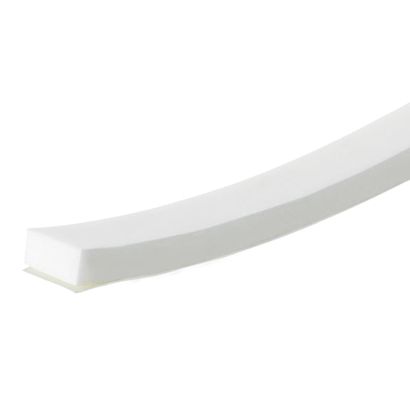 M-D Building Products 02758 1/4 in. x 1/2 in. x 17 ft. White Foam Window Seal for Medium Gaps