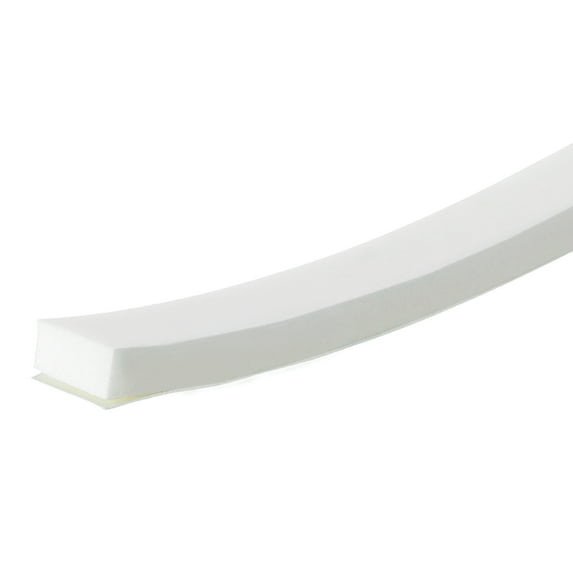 M-D Building Products 02758 1/4 in. x 1/2 in. x 17 ft. White Foam Window Seal for Medium Gaps