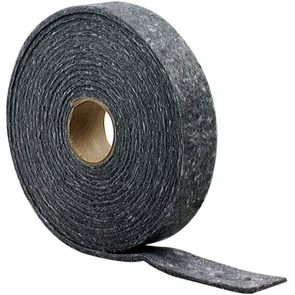 M-D Building Products Multipurpose Felt Weatherstrip - Easy Installation - 3/16 x 1 1/4 x 17 Ft, Gray
