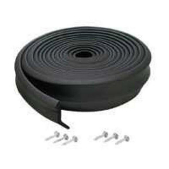 M-D Building Products 03749 Rubber Garage Door Bottom 16', Black, Each