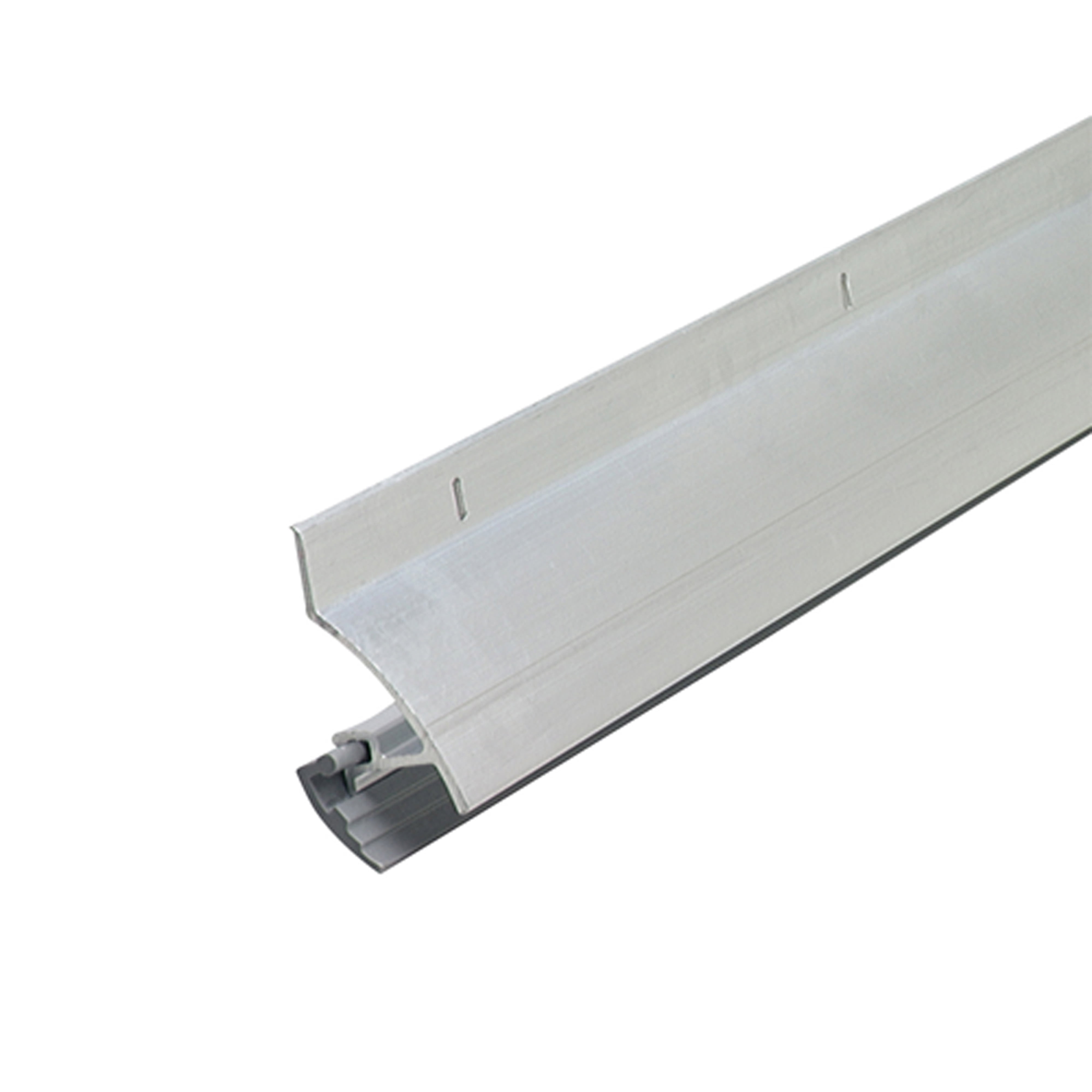 M-D Building Products 05546 36 in. Silver Aluminum and Vinyl Drip Cap Screw-on Door Sweep
