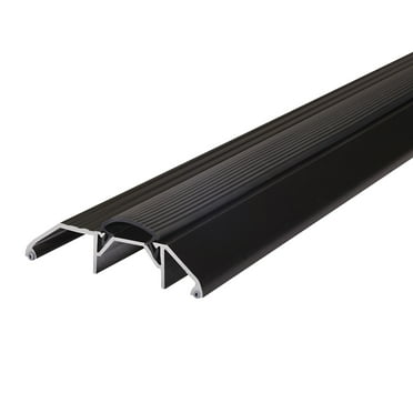 M-D Building Products 10017 3-3/4 in. x 1-1/8 in. x 36 in. Bronze Aluminum and Vinyl Heavy-Duty High-Profile Threshold