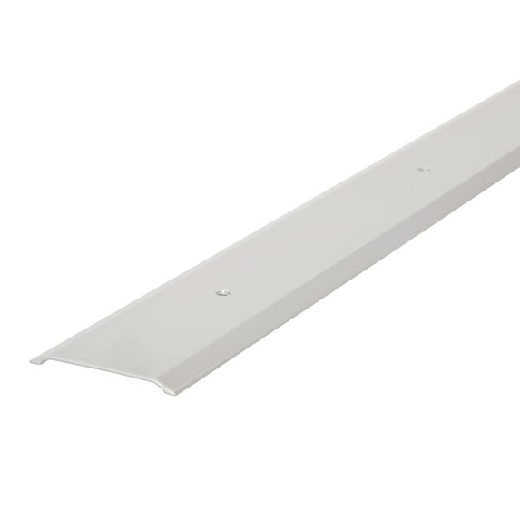 M-D Building Products 11056 1-3/4 in. x 1/8 in. x 36 in. Silver Aluminum Flat-profile Threshold for Interior Doorways