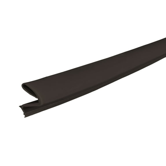 M-D Building Products 11830 81 in. Brown Premium Rubber PLATINUM™ XL Top and Sides Door Seal for Doors with Kerf/Channel