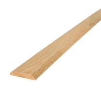 M-D Building Products 11924 3 in. x 3/8 in. x 36 in. Natural Hardwood Flat-Profile Threshold for Doorways