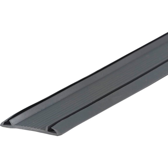 M-D Building Products 13466 2 in. x 5/8 in. x 36 in. Gray Vinyl Replacement Insert for Standard & Economy Thresholds