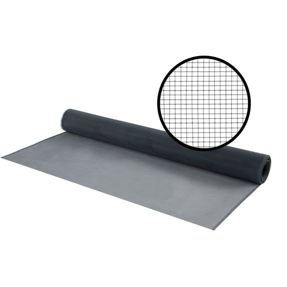 M-D Building Products 14115 48 in. x 25 ft. Charcoal Aluminum Screen