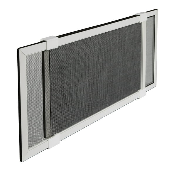 M-D Building Products 14186 10 in. x 20-37 in. White Aluminum Adjustable Screen