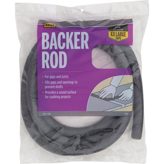 M-D Building Products 19100 Backer Rod F/Gaps & Joints, 14" x 12" x 3", Black