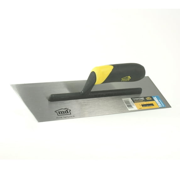 M-D Building Products 20047 1/16 in. x 1/32 in. x 1/32 in. Premium 14 in. U Notch Trowel