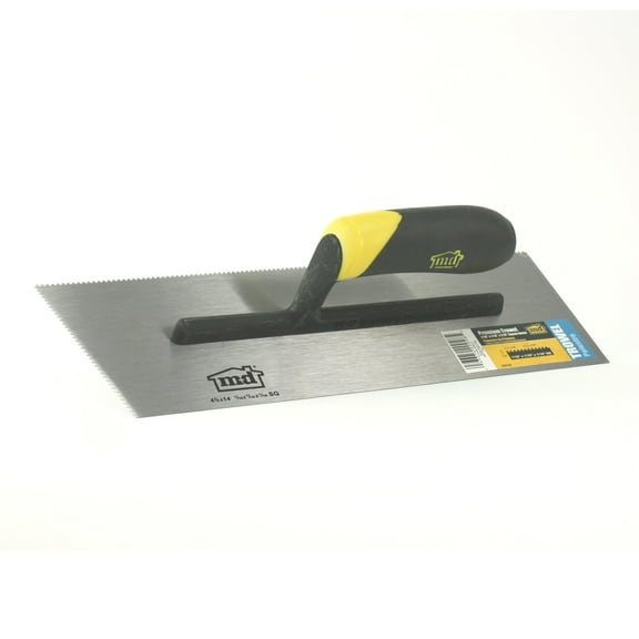 M-D Building Products 20048 1/16 in. x 1/16 in. x 1/16 in. Premium 14 in. Square Notch Trowel