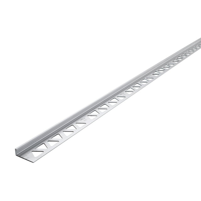 M-D Building Products 31382 1/2 in. x 96 in. Bright Clear Aluminum Tile Edge