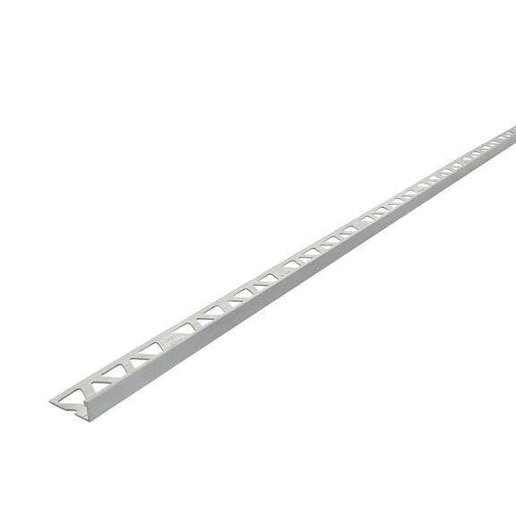 M-D Building Products 31398 1/2 in. x 96 in. Mill Aluminum Tile Edge