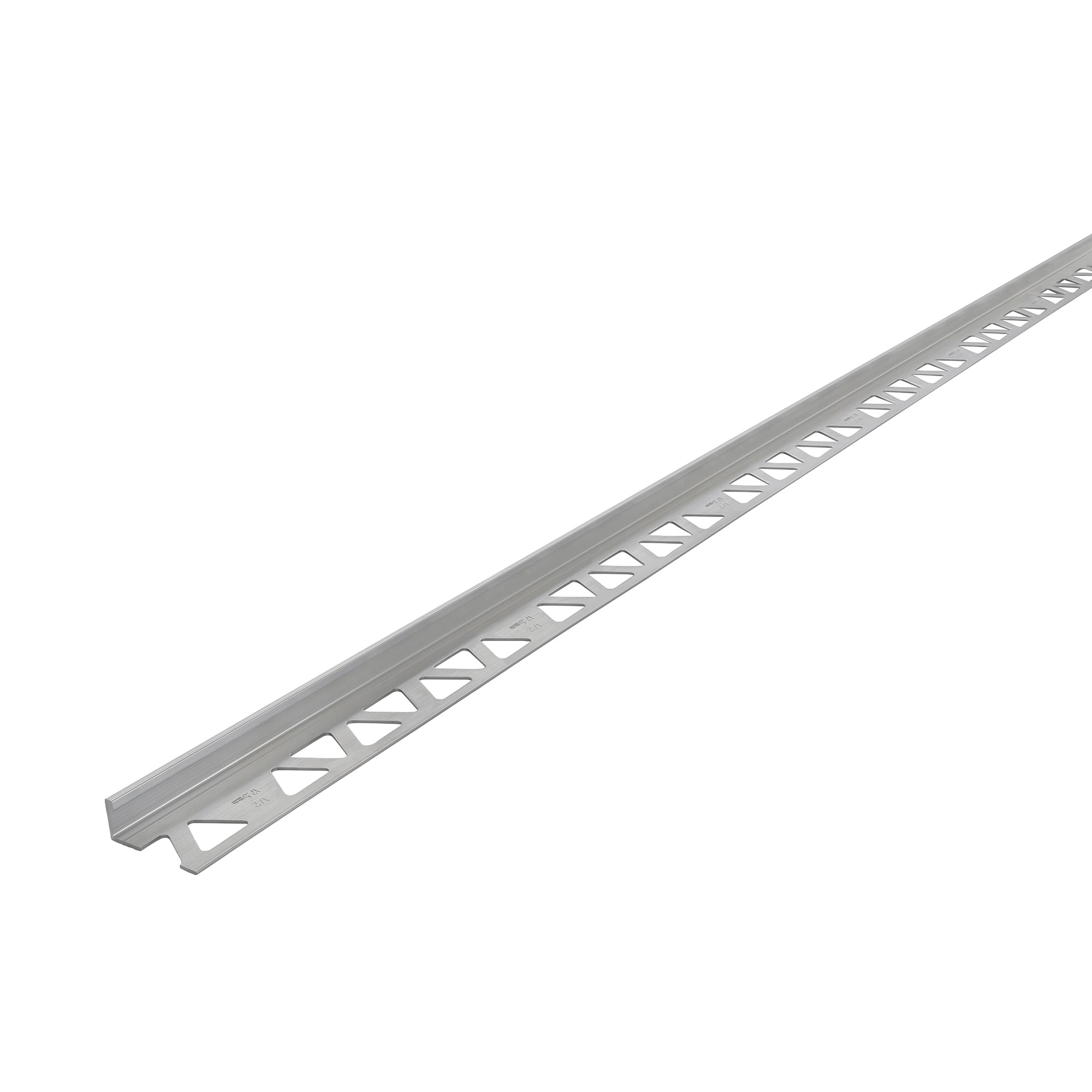Mill Aluminum 96" Tile Edge Trim for Ceramic Tiles