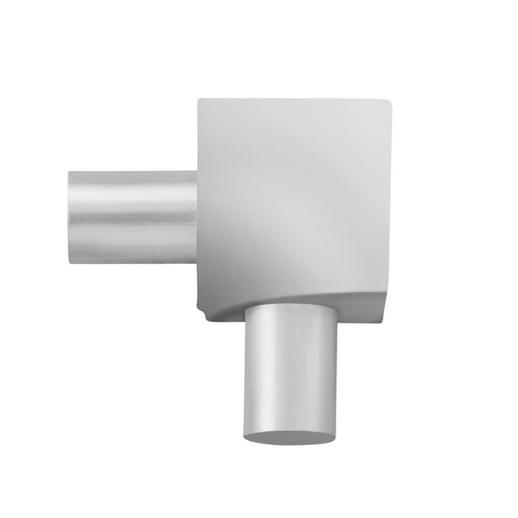 M-D Building Products 32023 3/8 in. Bright Clear Aluminum Bullnose Inside Corner