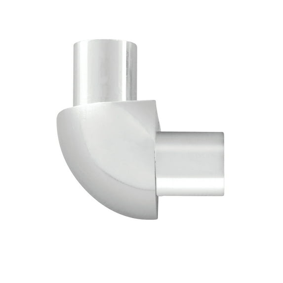 M-D Building Products 32027 1/2 in. Bright Clear Aluminum Bullnose Outside Corner