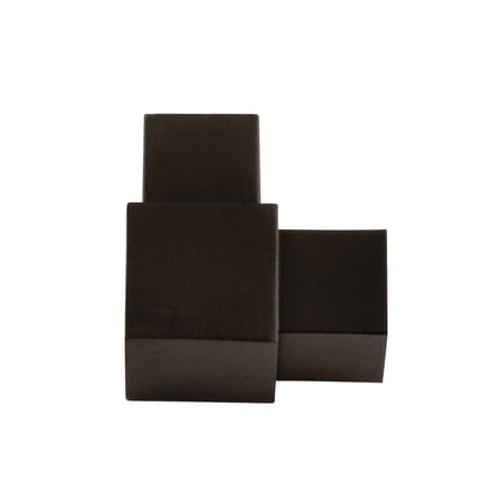 M-D Building Products 32041 3/8 in. Satin Antique Bronze Aluminum Bullnose Square Dual Purpose Corner