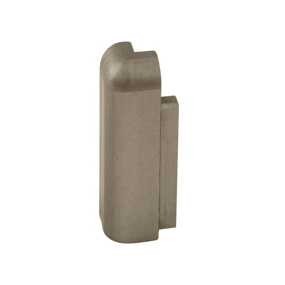 M-D Building Products 32047 3/8 in. Pewter Aluminum Counter Top/Stair Nosing Outside Corner