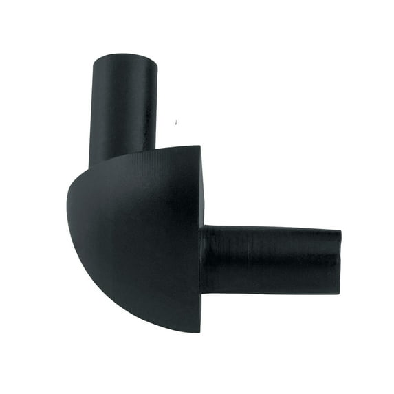 M-D Building Products 32063 5/16 in. Black Aluminum Bullnose Outside Corner