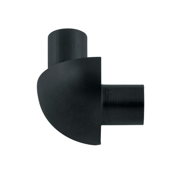 M-D Building Products 32066 1/2 in. Black Aluminum Bullnose Outside Corner