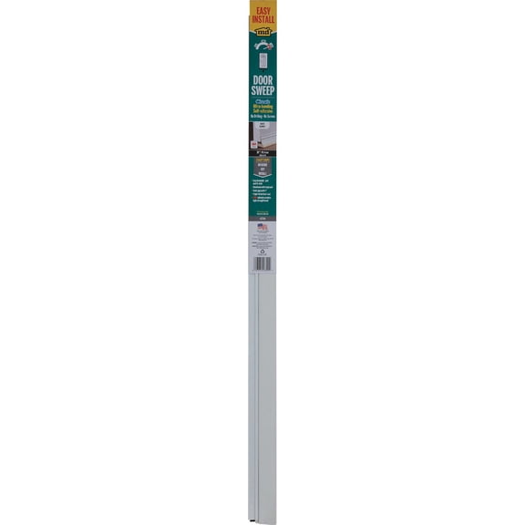 M-D Building Products Cinch Door Seal Bottom - Easy Installation - 1 Piece, 36", White