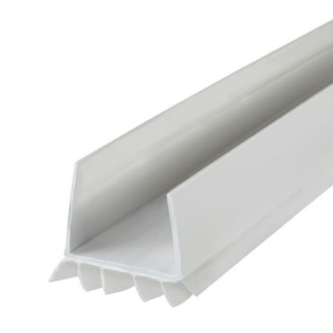 M-D Building Products 43336 36 in. White Vinyl CINCH® U-Shape Slide-On Under Door Seal