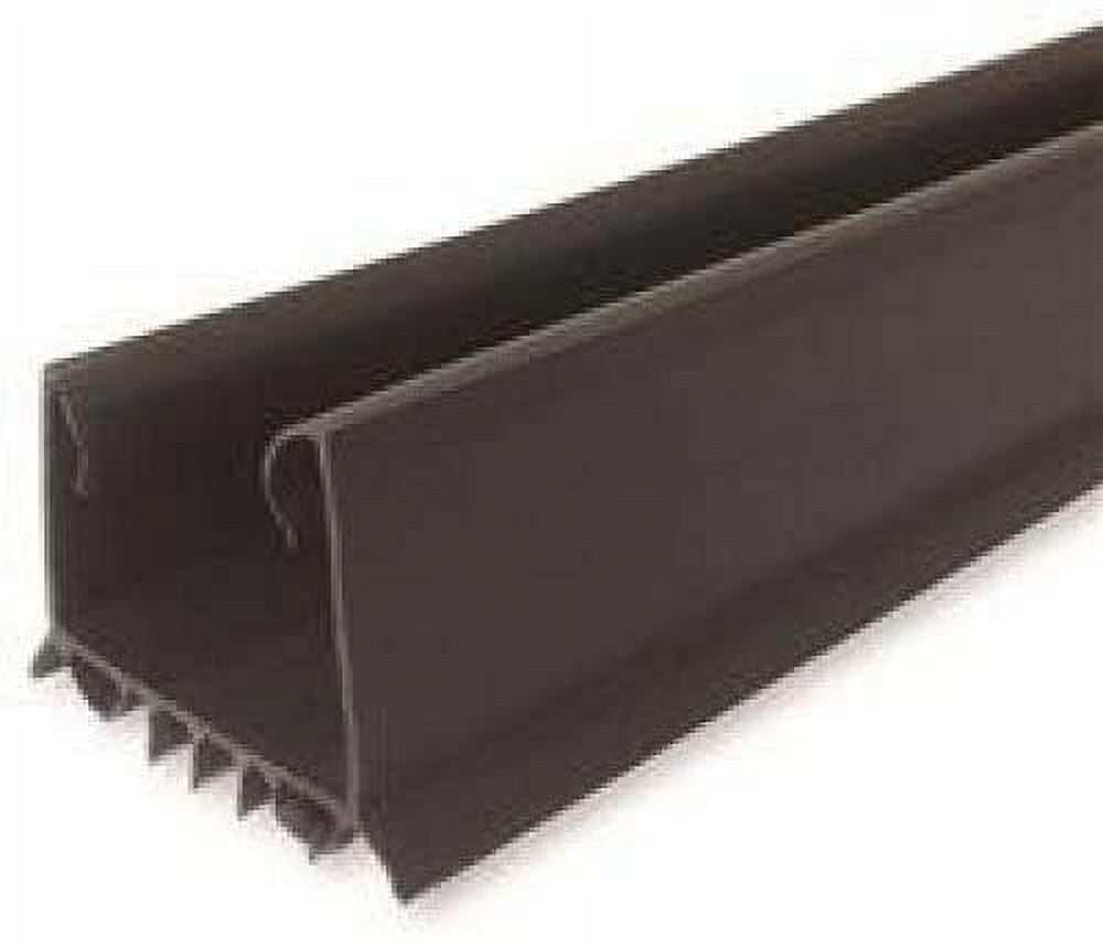 M-D Building Products 36 In. Brown Vinyl U-Shape Slide-On Under Door Seal 43337