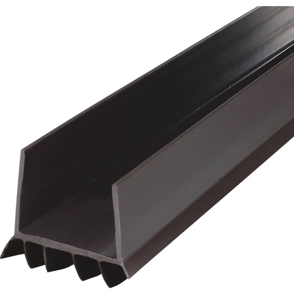 M-D Building Products 43337 M-D U-Shape Under Door Seal, 36 in L X 2-1/4 in W X 1-1/2 in H, 1-3/4 in Thick, Vinyl,