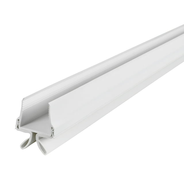 M-D Building Products 43398 32 in. White Vinyl & Rubber CINCH® Slide-On Interior Under Door Seal