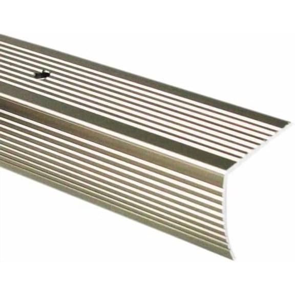 M-D Building Products Stair Edging Fluted - Trim - 1-1/8 x 1-1/8 x 72 Inch, Gray Residential Use, Standard Application