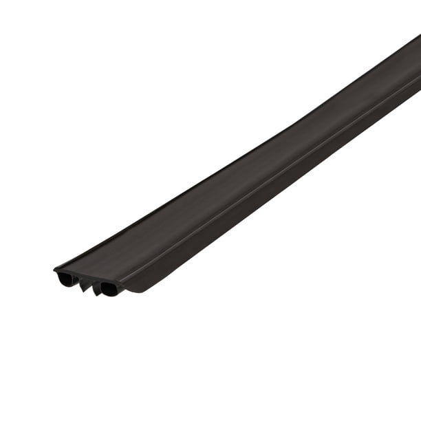 36-Inch Brown Vinyl Concealed Kerf Door Seal – Under-Door Channel Fit For Sliding Or Standard Doors-926691