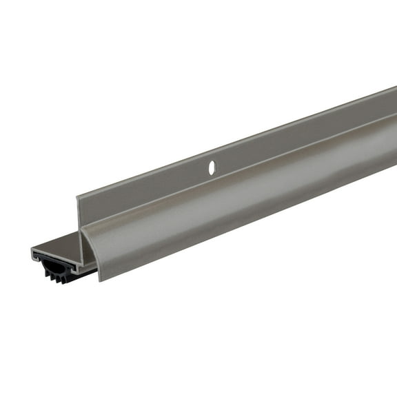M-D Building Products 48998 36 in. Satin Nickel Aluminum L-Shape Screw-on Under Door Seal