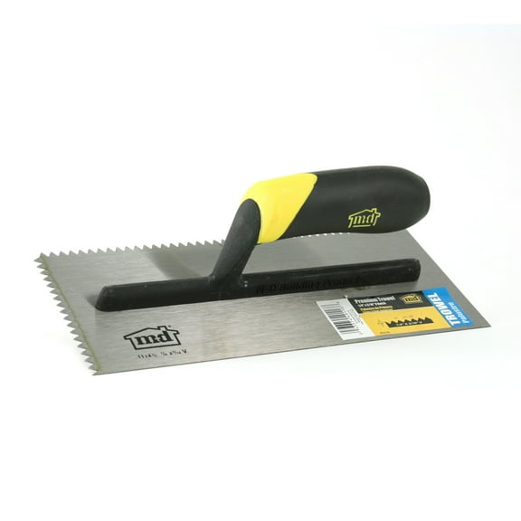 M-D Building Products 49116 1/4 in. x 3/16 in. Premium V Notch Trowel