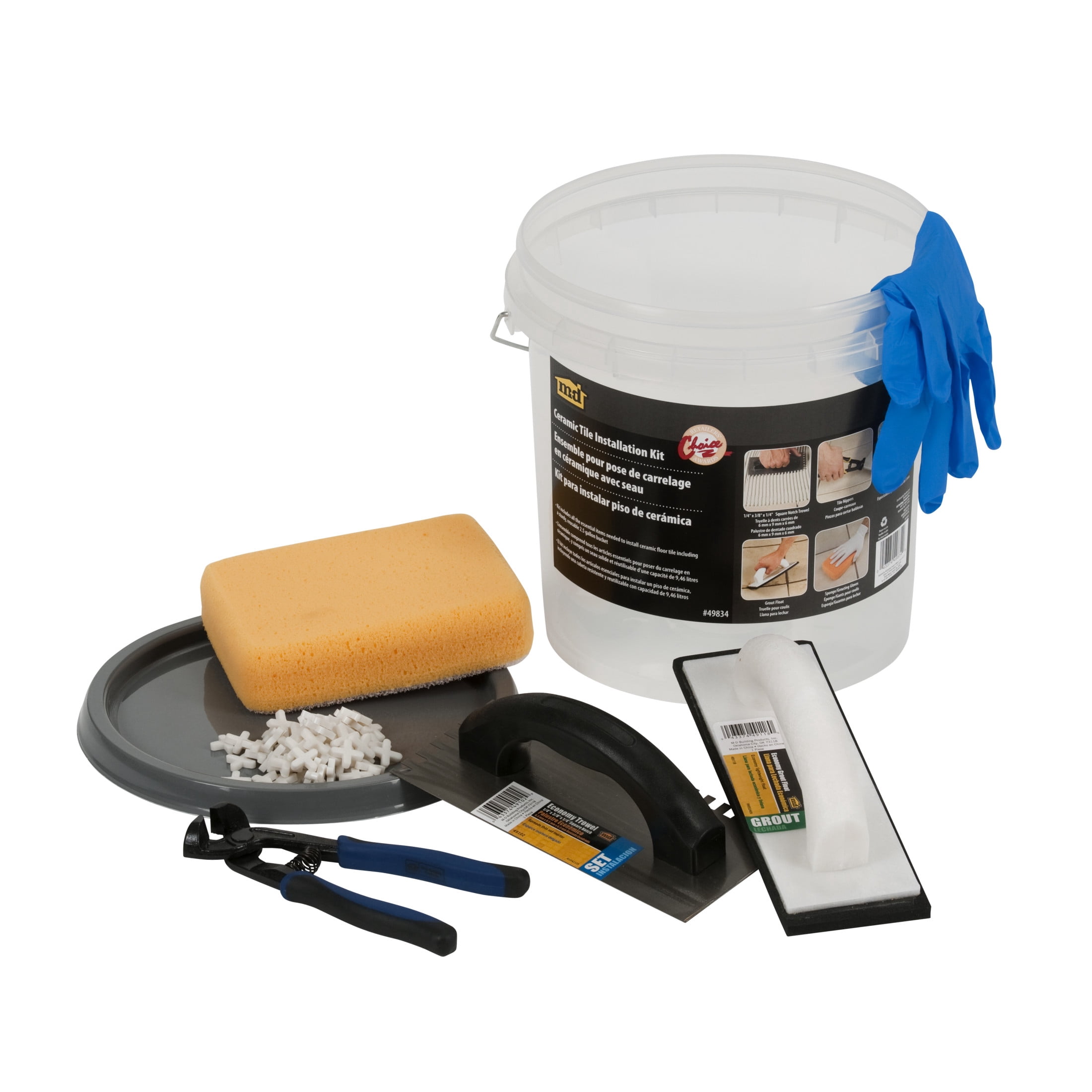 M-D Building Products 49834 Ceramic Tile Bucket Kit - Walmart.com