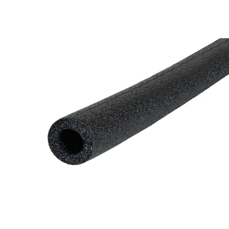 M-D Building Products 50210 1/2 in. Wall x 1-1/8 in. x 6 ft. Black Foam Pre-slit Tube Pipe Insulation
