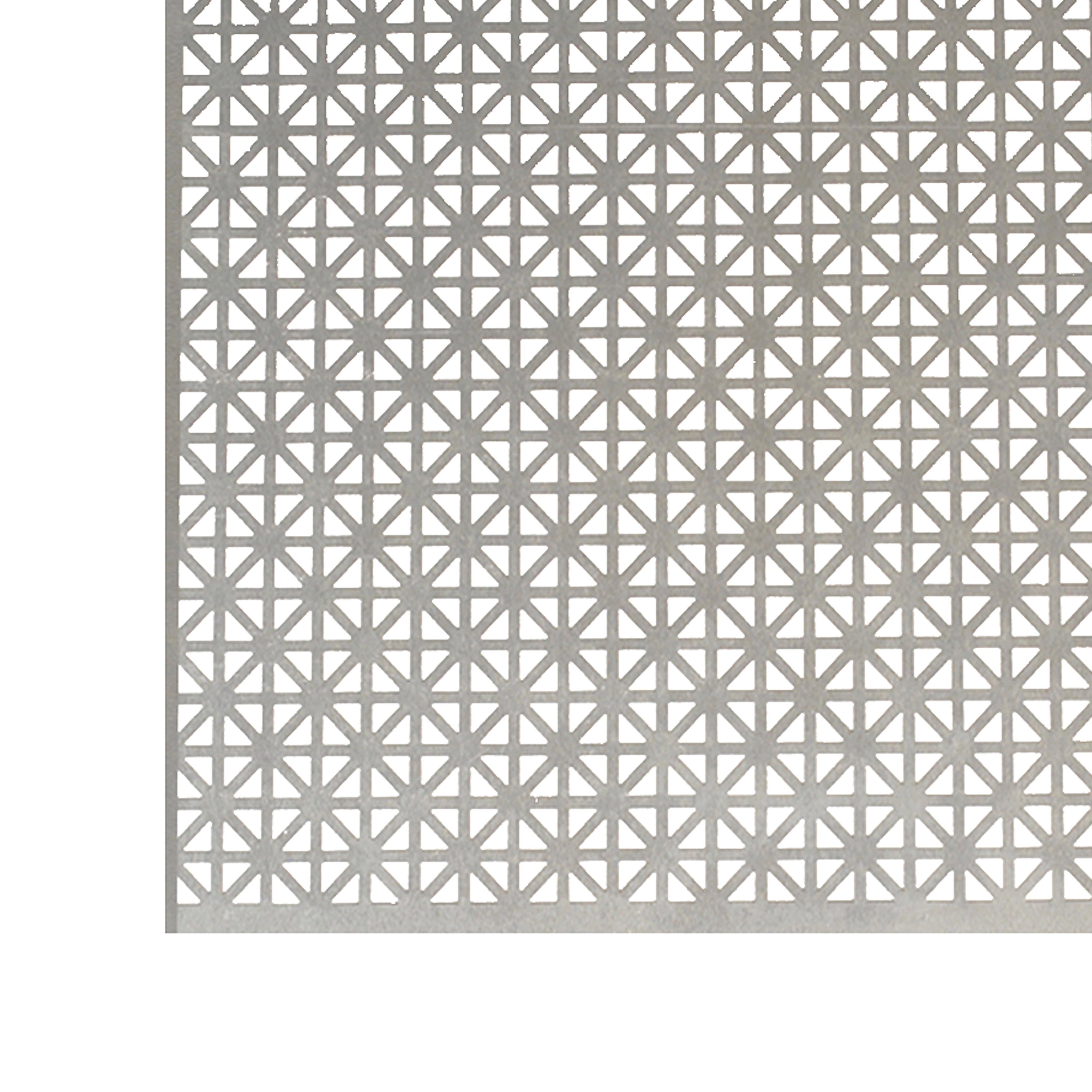 24" x 12" Silver Aluminum Union Jack Decorative Sheet