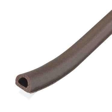 M-D Building Products 63602 1/4 in. x 5/16 in. x 17 ft. Brown Premium Rubber Window Seal for Medium Gaps