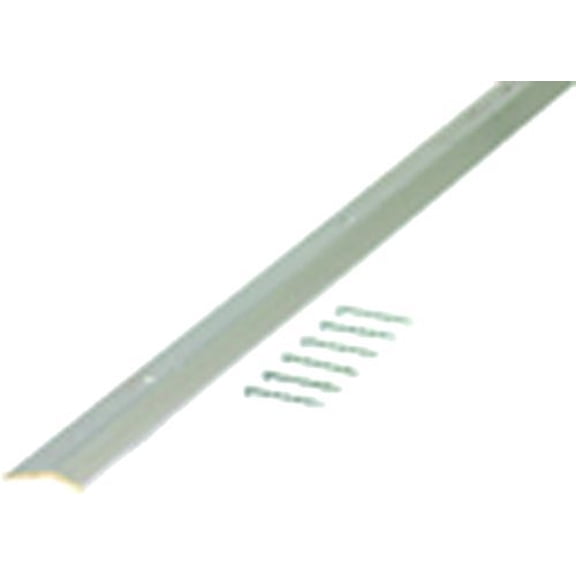 M-D Building Products Carpet Trim 66001 Smooth - Aluminum, Polished - 1 Pack, 7/8 x 36 In