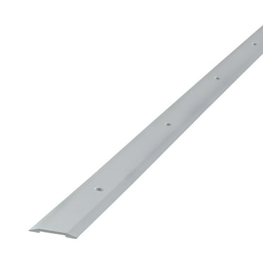 M-D Building Products 66225 1-1/4 In. X 72 In. Polished Aluminum Seam Binder w/ Screw Nails