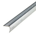 thumbnail image 1 of M-D Building Products 67215 1-1/8 in. x1-1/8 in. x 96 in. Polished Aluminum Stair Edging Smooth, 1 of 6